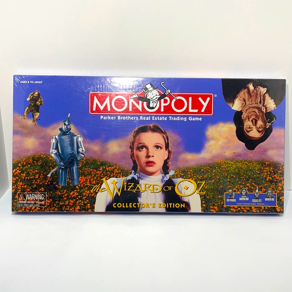 Vintage 1998 "The Wizard Of Oz" Collectors  Edition Monopoly! New Old Stock NOS